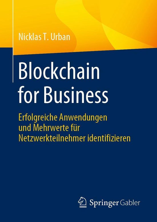 Business and Economics (German Language) - Blockchain for Bu ... - cover