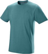 Wilson - T Shirt Heren - Katoen - Stretch - Blauw - L