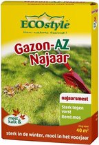 ECOstyle AZ Najaar Gazonmest – Bescherming tegen Koude Winter – Met Extra Kalk - Geeft tot 120 dagen Voeding – Werkt tegen Mos - 50 M² - 2KG