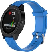 Garmin Vivoactive 3 horloge band gemaakt van siliconen â€“ armband â€“ bandje - polsband â€“ sportband â€“ 20MM â€“ blauw