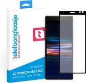 Telefoonglaasje Screenprotectors Geschikt voor Sony Xperia 10 - Volledig Dekkend - Gehard Glas Screenprotector Geschikt voor Sony Xperia 10 - Beschermglas van rand tot rand