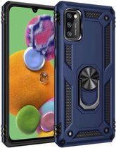 Samsung Galaxy A41 Hybride Hoesje - Navy