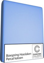 CASCINA COLORINI TC220 boxspringhoeslaken 160x220/45 bleu