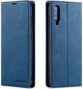 Huawei P40 Telefoonhoesje | Hoogwaardig Leren Bookcase | Portemonnee | Blauw
