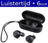 Bluetooth oordopjes draadloos - 6 uur luistertijd - met microfoon - IPX7 - draadloze oortjes - ZDR-350 ZEDAR (kerstcadeau voor vrouwen en mannen) - Maat: S/M/L