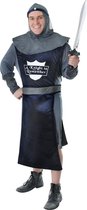 Bristol Novelty Mens A Knight To Remember Costume (Black/Grey)