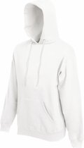 Fruit of the Loom - Classic Hoodie - Wit - L