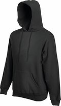 Fruit of the Loom - Classic Hoodie - Donkergroen - L