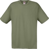 Fruit Of The Loom Heren Screen Stars Origineel Vol Cut T-shirt met korte mouwen (Klassiek Olive)