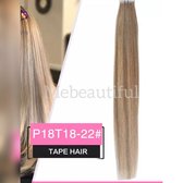 Tape Hair Extensions kleur balayage 18/22  Stikker 50gram/2,5gram stuk dik&volle punten