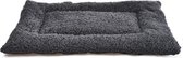 Topmast Hondendeken Dierenmat Benchmat Soft Fleece - Antraciet - 75 X 45 cm