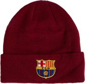 Spot On Gifts - FC Barcelona Gebreide Muts (Rood)