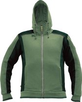 Dayboro hooded vest groen/zwart, L