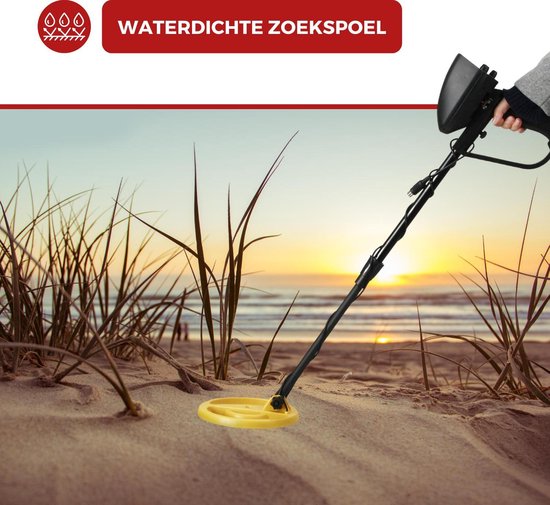 DETECT-IT Metaaldetector - Voor kinderen en volwassenen - Verstelbare hoogte - Incl. Batterijen en Schep