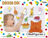 Dikkie Dik badspeelgoed badfiguren, educatief speelgoed in opbergnetje - peuter kleuter speelgoed - Bambolino Toys