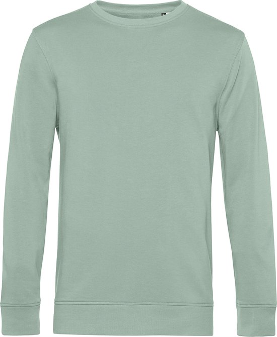 Organic Inspire Crew Neck Sweater B&C Collectie Sage Groen maat L