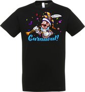 T-shirt Carnavalluh | Carnaval | Carnavalskleding Dames Heren | Zwart | maat 5XL