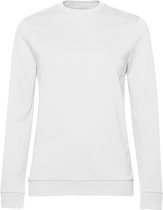 Sweater 'French Terry/Women' B&C Collectie maat L Wit