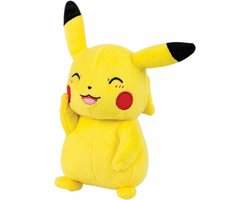 foto van Pokemon - Pikachu - Knipoog - Pluche Knuffel (Tomy) - 30 cm