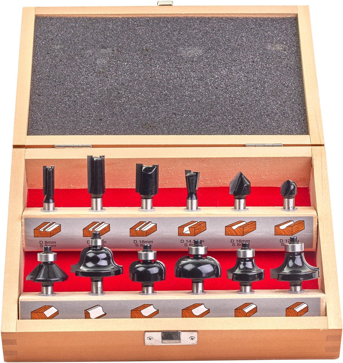 Milwaukee Frezen Bit Set - 12 stuks 4932451668