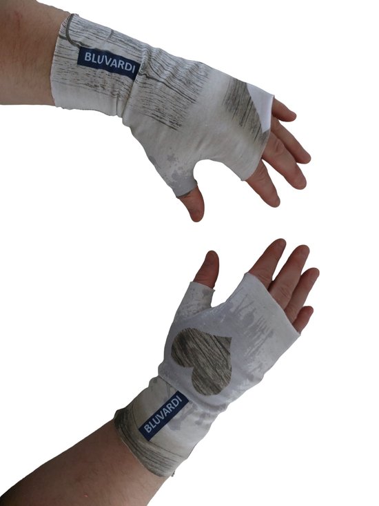 Bluvardi Vingerloze Handschoenen - Stretch Cotton Multi- Polswarmers - One Size