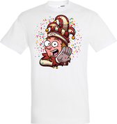 T-shirt kinderen Alaaf Kleine Prins | Carnaval | Carnavalskleding Kinderen Baby | Wit | maat 116