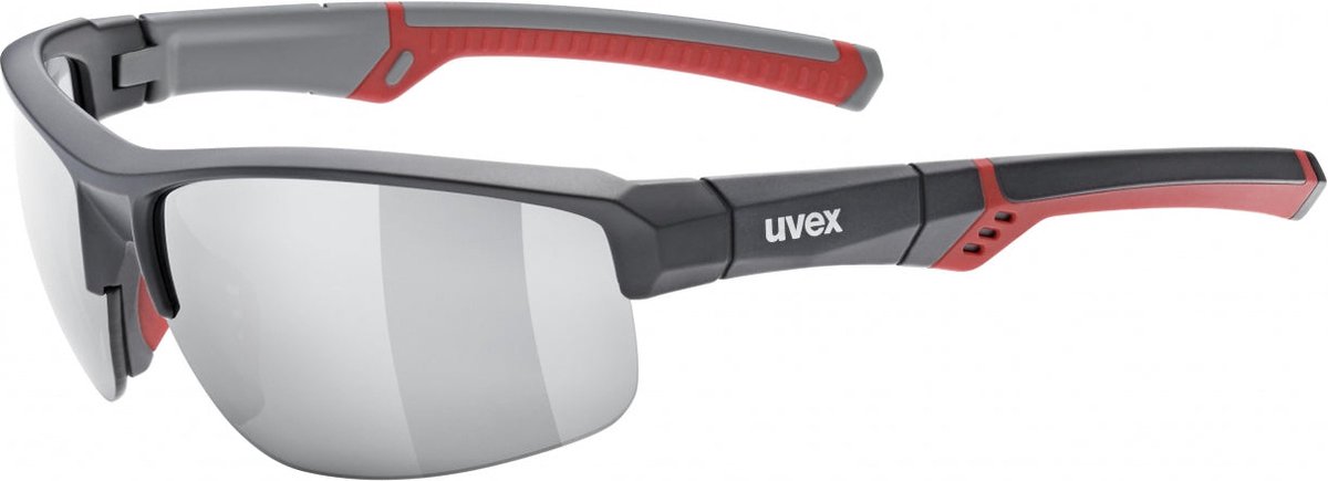 Uvex sportstyle 226 fietsbril - grijs/ rood