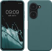 kwmobile telefoonhoesje geschikt voor ASUS Zenfone 9 - Hoesje met siliconen coating - Smartphone case in Arctische nacht