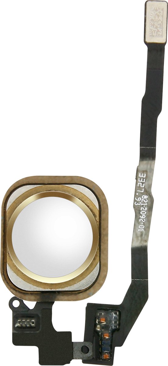 Geschikt voor Apple iPhone 5S - iPhone SE (jaar 2016) Home Button| Home Knop | Thuis Knop met Flex kabel - Kleur Goud
