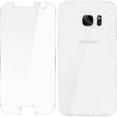 Geschikt voor Samsung Galaxy S7 Back Cover + Gehard Glas - Transparant
