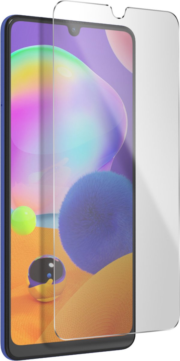 Gehard Glas Geschikt voor Samsung Galaxy A31 9H Anti-vlekken Zwart