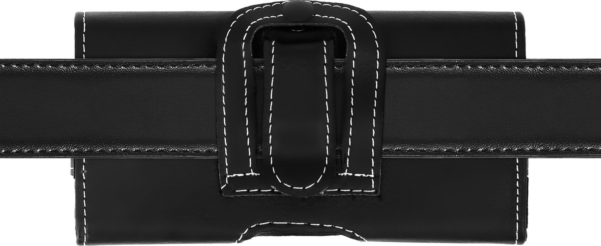 Avizar Riemtas 127 x 57 mm dubbele smartphoneclip, Zwart