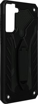 Geschikt voor Samsung Galaxy S21 Plus Case Bi-materiaal Schokbestendige standaard zwart