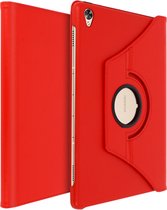 Geschikt voor Huawei MediaPad M6 10.8 Flip Cover 360° Roterende Standaard rood