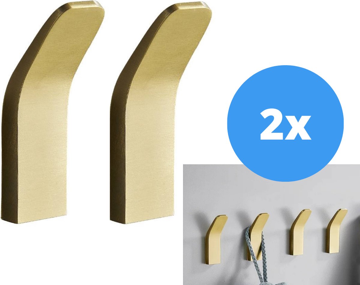 Zelfklevende Handdoekhaakjes Zilver | RVS | Zonder Boren Zelfklevende Handdoekhaakjes Zilver | RVS | Zonder Boren