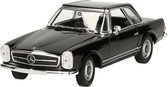 Welly - Voiture miniature - Mercedes-Benz 230SL 1963 - noire - 18 x 7 x 5 cm
