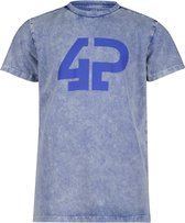 4PRESIDENT T-shirt jongens - Surf the Web Blue - Maat 140
