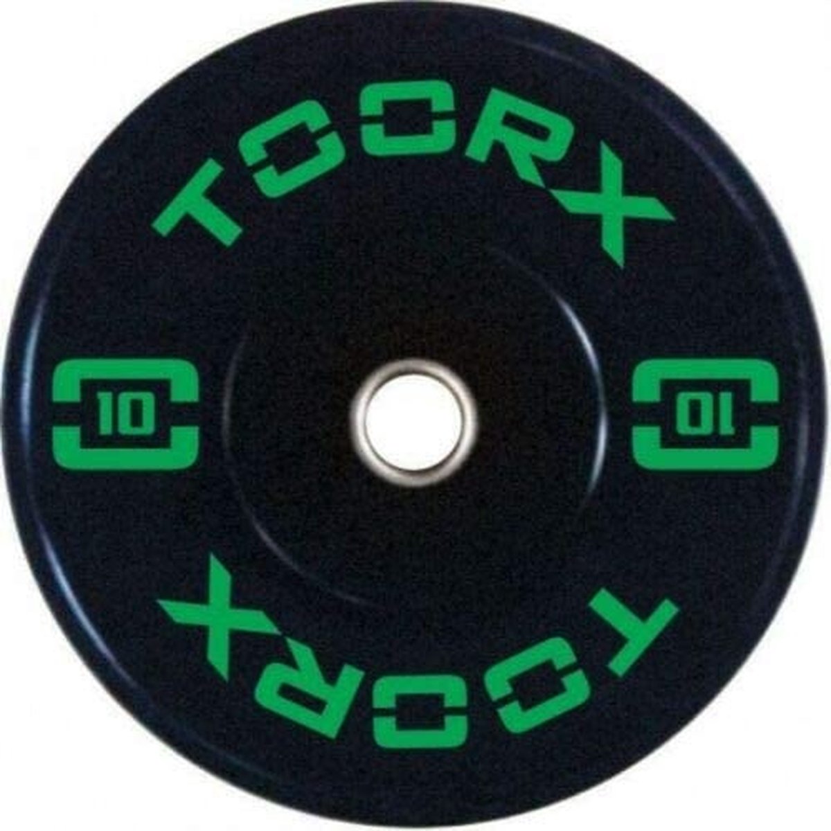 Halterschijf - 50 mm Bumper Plate - Olympische Gewicht Schijf - Toorx Professional 10 kg
