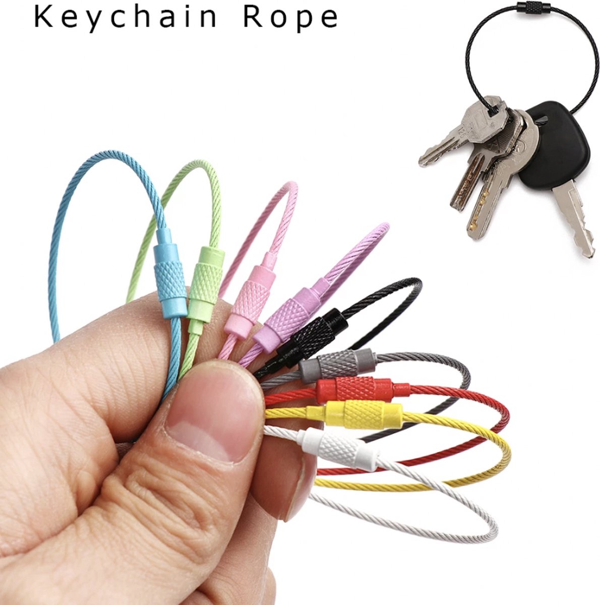 Sleutelhangers van houden je sleutels herkenbaar