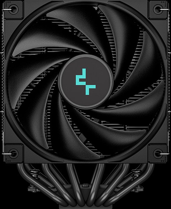 DeepCool AK620 Zero Dark 6x Heat Pipe All Black Dual Tower CPU Air Cooler, 2x FK120 120mm FDB Bearing PWM High Performance Fan, Intel: LGA2066/2011-v3/2011/1700/1200/1151/1150/1155 AMD: AM5/AM4, Easy Install, 260W TDP - DeepCool