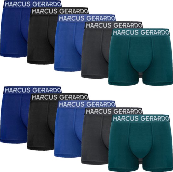 Marcus Gerardo - 10 -pack - boxershorts heren - katoen onderbroek heren - maat M