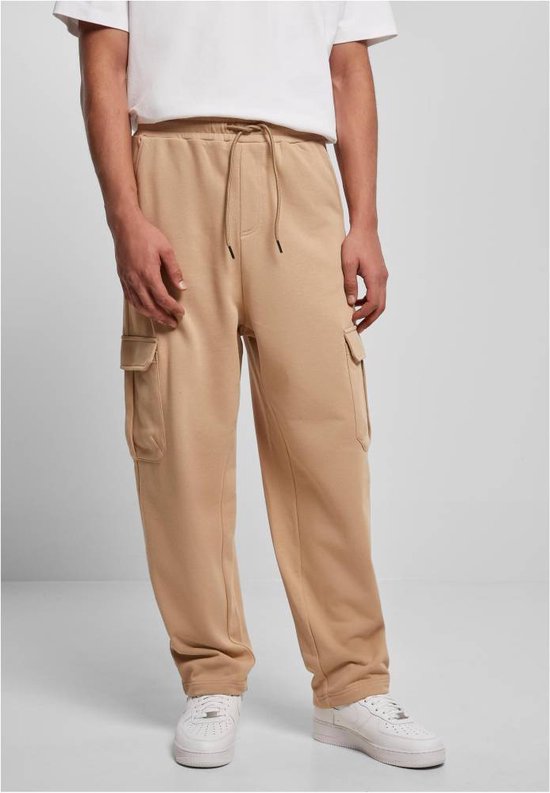 Urban Classics - 90‘s Cargo Heren joggingbroek - L - Beige