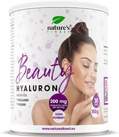 Nature's Finest Beauty Hyaluron - Met toevoeging van Collageen en Vitamine C - 200 mg hyaluronzuur per dosis- voor een gehydrateerde huid zonder rimpels