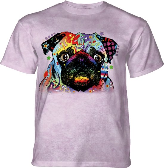 T-shirt Colorful Pug 5XL