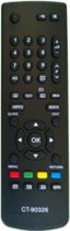 Afstandsbediening Toshiba CT 90326| afstandsbediening voor Toshiba TV | Zwarte Toshiba televisie afstandsbediening | makkelijk in gebruik