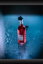 Tridos - Luchtverfrisser / autogeurtje - Nos-fles nitro rood - alluminium - cologne