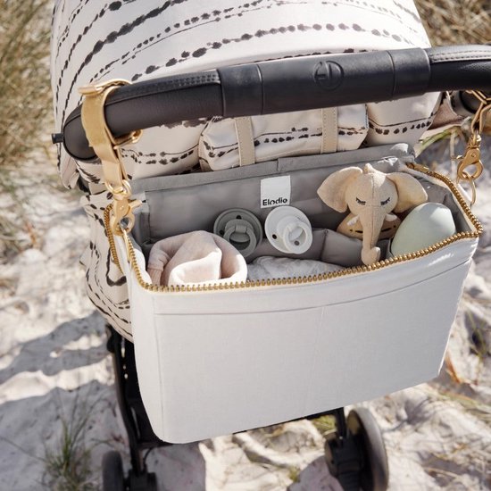 Elodie Organizer - Kinderwagen Organiser - Luiertas - Verzorgingstas - Creamy White van Elodie — afbeelding 4