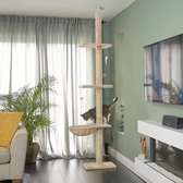 Bol.com kattenkrabpaal / grote klimboom - speelhuis voor katten / playhouse for cats aanbieding