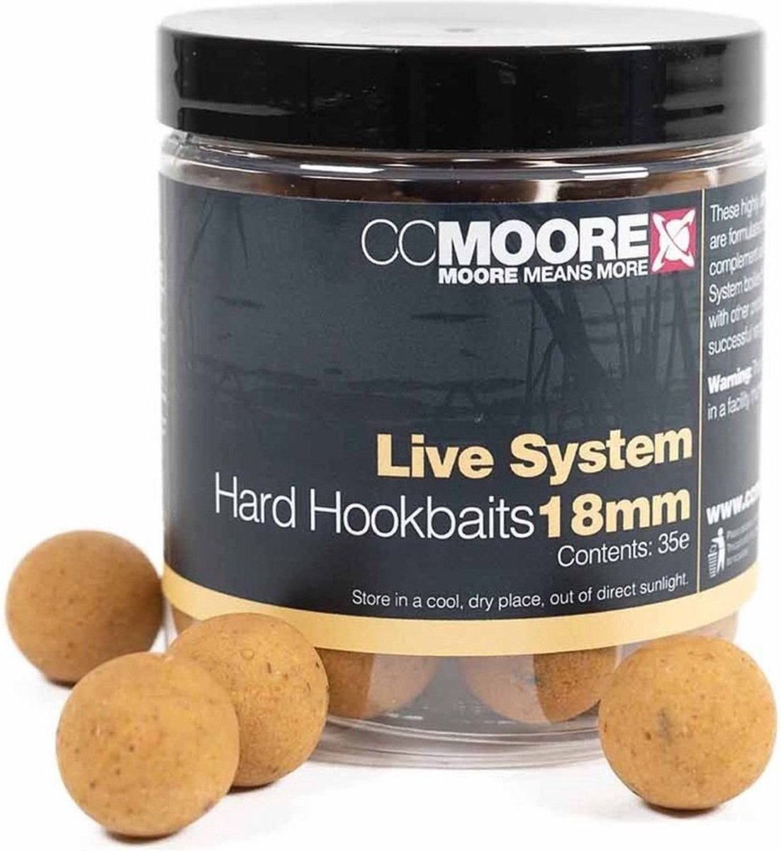 CC Moore Live System Hard Hookbaits 18mm