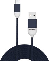 Micro-USB Kabel, Zwart - Rubber - Celly | Pantone